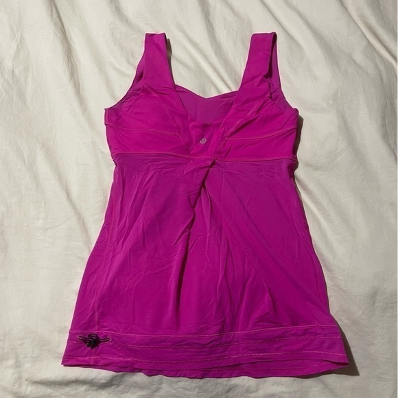 Lululemon Run: Tame Me Tank Barbie Pink Size 6 - Picture 3 of 7